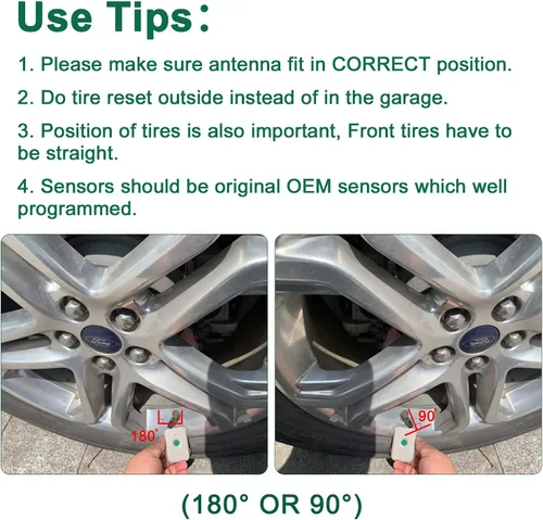 Miniatura 6 de JDIAG Herramienta de Sensor TPMS, Herramienta de Reaprendizaje TPMS para F150 Sensor de Reseteo Automático de TPMS Programación de Herramientas