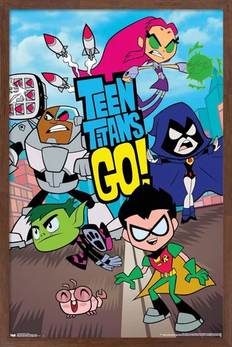 Miniatura 5 de DC Comics Teen Titans Go! - Póster de pared grupal, 22.4 pulgadas de largo x 14.7 pulgadas de ancho, versión premium sin marco