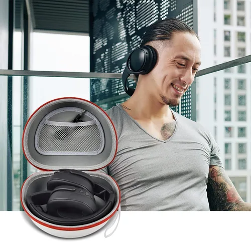 Miniatura 6 de Funda para auriculares Skullcandy Crusher/Hesh/Evo Wireless Over-Ear Bluetooth para JLab JBuds Lux ANC, para auriculares TOZO HT3/HT2 y más Blanco