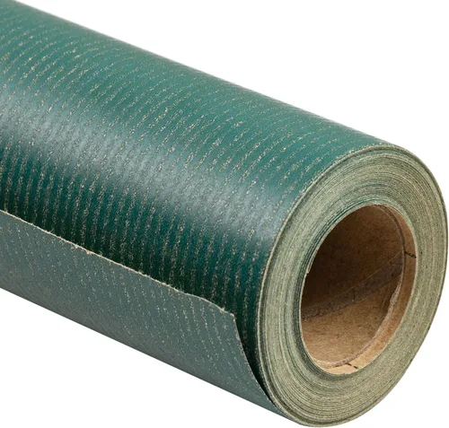 Miniatura 8 de RUSPEPA Rollo de papel kraft marrón – 17.5 pulgadas x 32.8 pies – Papel de estraza forrado teñido reciclable perfecto para manualidades, arte