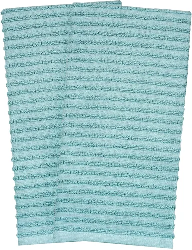 Miniatura 2 de Ritz Royale Collection - Juego de toallas de cocina de gran tamaño, 100% algodón peinado, altamente absorbente, 28 x 18 pulgadas, paquete de 2, Rocío
