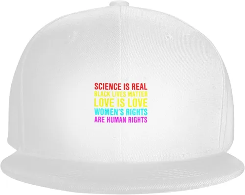 Miniatura 29 de Pride Flag in This House We Believe Science is Real Black Lives Matter Baseball Hats for Men Dad Hat,Black