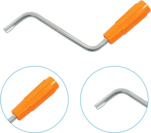 Miniatura 4 de 1 juego de mango de repuesto para máquina de pasta y clip de sujeción, incluye 1 abrazadera de soporte para máquina de pasta y 1 mango para máquina