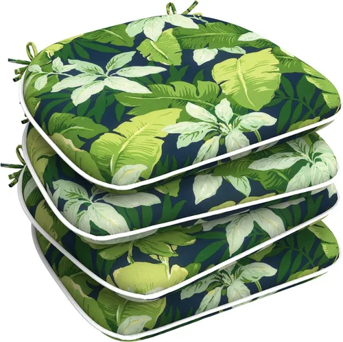 Miniatura 29 de LVTXIII - Cojines de asiento de patio de 16 pulgadas de profundidad x 17 pulgadas de ancho, cojines para sillas de exteriores, para todo tipo de gris