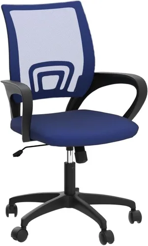 Miniatura 5 de Silla de oficina para el hogar, silla de escritorio, silla de computadora con soporte lumbar y reposabrazos, silla ergonómica ajustable con respaldo