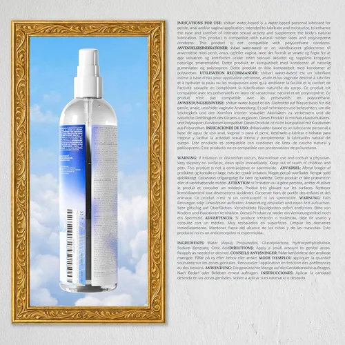 Miniatura 2 de Shibari Lubricante a base de agua premium, lubricante personal para parejas y mujeres, 8 onzas líquidas (paquete de 1), a base de agua