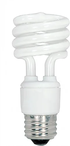 Satco - Foco CFL mini espiral., S6235, 13watts, 120 volts