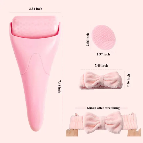Miniatura 2 de Rodillo de hielo para moldeador facial, masajeador facial, herramientas para el cuidado de la piel para antiarrugas, hielo frío, rodillo facial