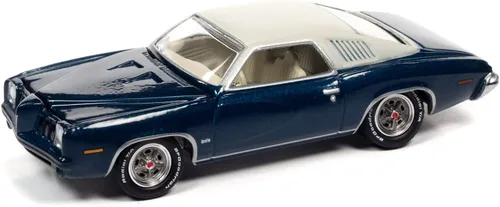 Miniatura 3 de Johnny Lightning 1973 Pontiac Grand Am, color de fábrica (JLSP163A)