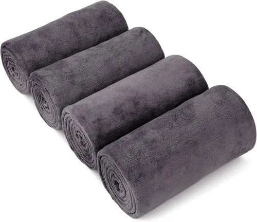 Miniatura 29 de Orighty Paquete de 2 toallas de baño (27 x 54 pulgadas), tacto suave, altamente absorbente, microfibra de secado rápido para cuerpo, deportes, yoga