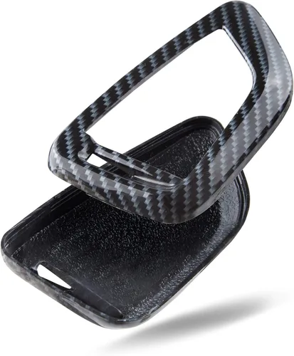 Miniatura 3 de TOMALL Funda para llavero de fibra de carbono para X1 X3 X5 X6 F48 G01 F15 F16 y nueva serie 3 nueva serie 5 serie 7, Fibra de carbono