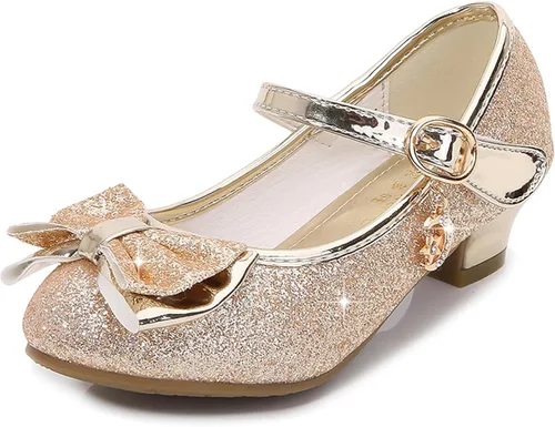 Miniatura 20 de Cadidi Dinos Zapatos de vestir para niñas con tacón de fiesta de boda Mary Jane Princess Flower Shoes (bebé/niño pequeño/niño grande)