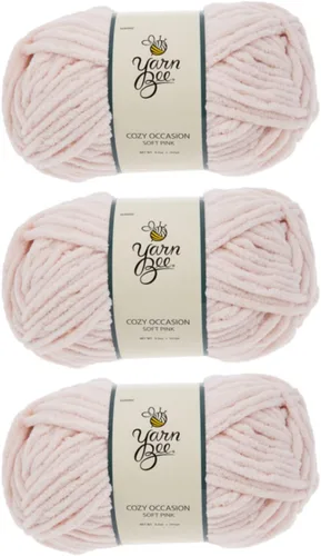Miniatura 21 de Hilo Yarn Bee súper voluminoso para crochet y tejer – Rollo suave – 92,4 metros de hilo 100% poliéster para crochet, mantas, sombreros y más