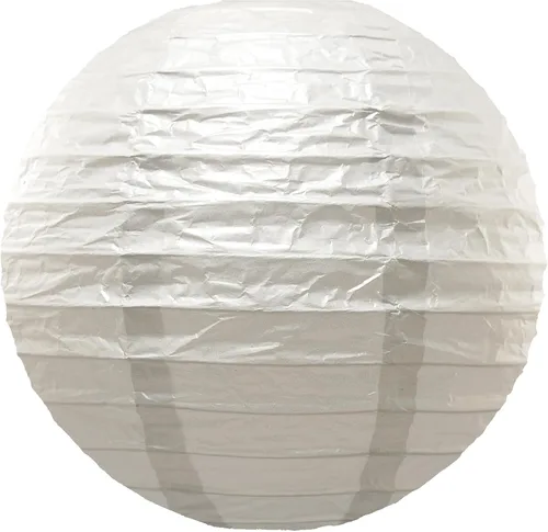 Miniatura 9 de LumaBase Linternas redondas de papel, oro metálico - Juego de 5