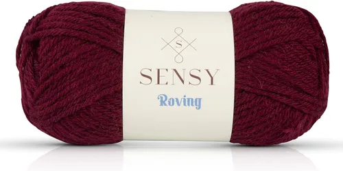 Miniatura 86 de Sensy Roving - Ovillo de lana multicolor, 3.5 onzas, 132 yardas, calibre 5, voluminoso (otoño)