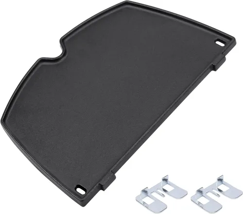 Parrilla 6558 para parrillas Weber Q100 Q120 Q1000 serie Q1200, piezas de parrilla de hierro fundido para parrillas de gas Weber Q100/1000, parrilla