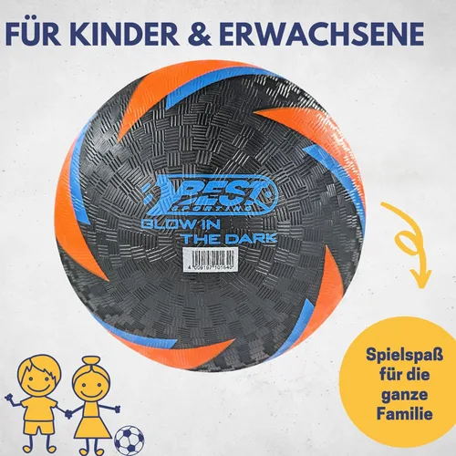 Miniatura 2 de BEST SPORTING Pelota de fútbol descalzo que brilla en la oscuridad I Pelota ligera Tamaño 5 I Pelota deportiva I Kickball luminoso I Pelota de juego