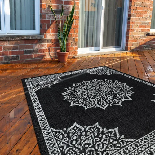Miniatura 38 de CAMILSON Alfombra para exteriores, alfombras modernas para patios interiores y exteriores, tapetes de cocina y pasillo, alfombra lavable para porche