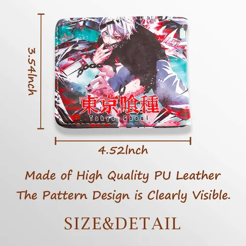 Miniatura 2 de Anime Tokyo Ghoul - Cartera de piel con cordón Tokio Ghoul