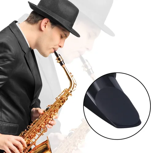 Miniatura 6 de Onown - 40 piezas de cojín de boquilla para saxofón alto/tenor y clarinete de grado alimenticio, almohadillas de 0.031 in de grosor, goma fuerte