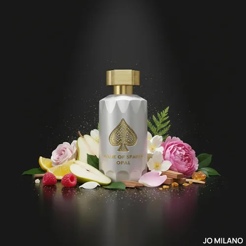 Miniatura 3 de Jo Milano Game of Spades Opal Parfum Spray 3.4 oz (3.4 fl oz) Rosa, Madera Oud, picante y aroma cítrico Fragancia de larga duración