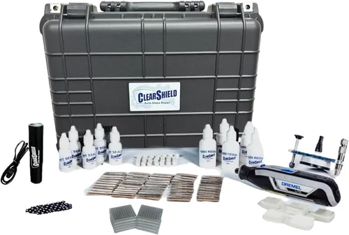 Miniatura 13 de Clearshield - Kit de reparación de parabrisas - Kit de reparación de virutas de roca para ventanas - Kit de reparación de parabrisas agrietados