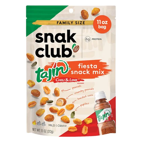 Miniatura 6 de Snak Club Tajin Fiesta Snack Mix, bolsas de 2.25 onzas (paquete de 12)