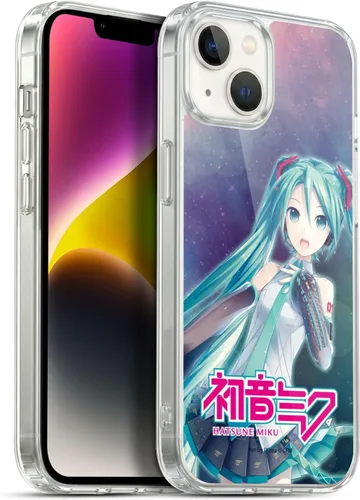 Miniatura 219 de Head Case Designs Licencia Oficial Hatsune Miku Gráficos Lindos Carcasa de Gel [Protección de Grado Militar] Compatible con Apple iPhone 7