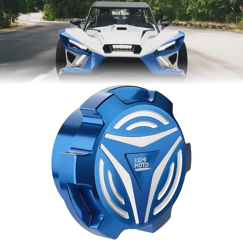 Miniatura 9 de KEMIMOTO Tapa de combustible de aluminio Compatible con Polaris Slingshot SL LE R S SLR Grand Touring 2015-2024, Tapa de combustible Cubierta