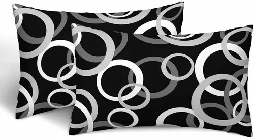 Miniatura 31 de Juego de 2 fundas de almohada de panal de abeja de 18 x 18 pulgadas, color amarillo miel, abstracto, fundas de almohada cuadradas de terciopelo