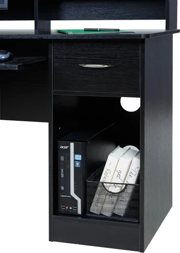 Miniatura 5 de OneSpace - Escritorio para computadora, Madera, Negro