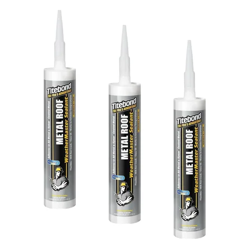 Miniatura 12 de Titebond WeatherMaster Sellador de techo de metal, gris – Calafateo de polímero de primera calidad para aluminio, cobre, acero galvanizado y metales