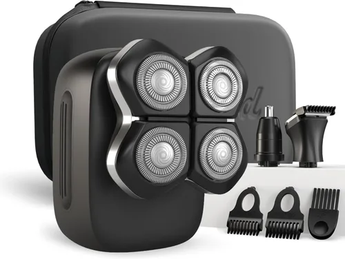 Miniatura 14 de FREEDOM GROOMING The FlexSeries - Afeitadora de cabello eléctrica inalámbrica y recargable para hombre; novedosa afeitadora con cuchillas