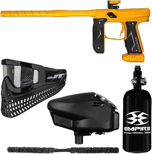 Miniatura 17 de Action Village Empire Axe 2.0 Super Kit de paquete de pistola de paintball Azul polvo/Negro polvo