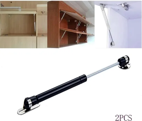 Miniatura 6 de Soporte de elevación de seguridad para bisagra de gabinete de soporte de gas de 20N/4.4 libras, soporte de tapa suave abierta y abajo, soporte