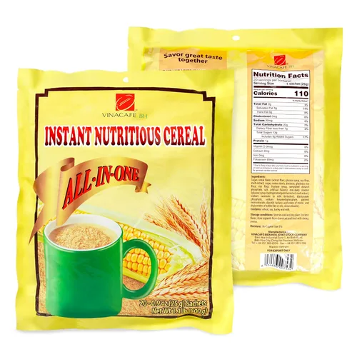 Miniatura 2 de Vinacafe Mezcla instantánea de cereales – 20 sobres (14.11 onzas) Bebida nutritiva vietnamita instantánea de cereales Bebida cremosa y deliciosa