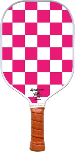 Miniatura 9 de Pala de pickleball con licencia oficial, raqueta aprobada por la Asociación de Pickleball de Estados Unidos, núcleo de panal ligero, exterior
