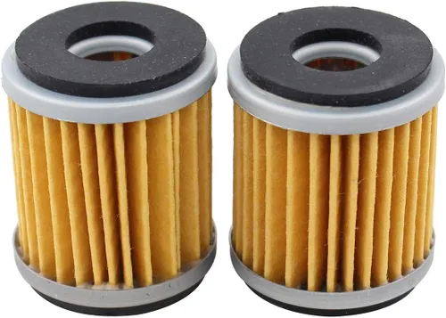 Miniatura 2 de MOTOKU Paquete de 4 filtros de aceite para Yamaha Raptor 250 YFZ450 WR450F XT250 YZ250 YFZ450X WR250F WR250R WR250X