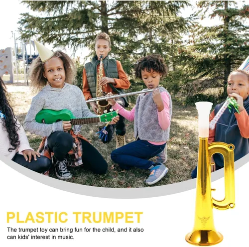 Miniatura 2 de Toyvian Trompeta de juguete para niños, 14 piezas, plástico para niños, instrumento para fiestas, fabricantes de ruido, recuerdos de fiesta