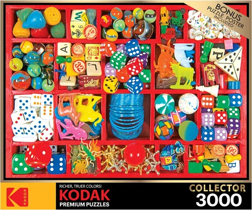 Miniatura 4 de RoseArt - Kodak Premium - Bird Bath Garden - Rompecabezas de 3000 piezas para adultos