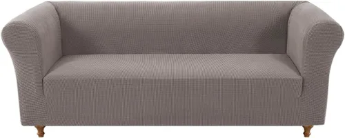 Miniatura 8 de Funda elástica Chesterfield para sofá, funda de tela jacquard para sofá biplaza de 2 cojines, protector de muebles antideslizante resistente a
