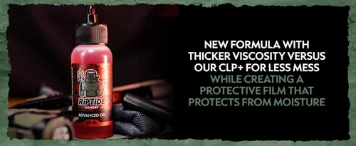 Miniatura 5 de Aceite de Arma Avanzado Riptide Armory - Protección de Grafeno de Larga Duración y Lubricidad - Protege y Previene la Acumulación - Seguro en Todas
