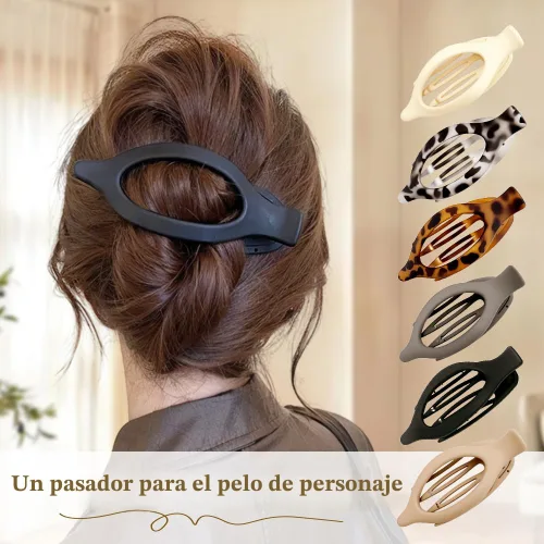 Miniatura 7 de Pinzas planas para el cabello para mujeres, pinzas de garra planas y pinzas de pico de pato para cabello grueso o delgado, accesorios de peinado