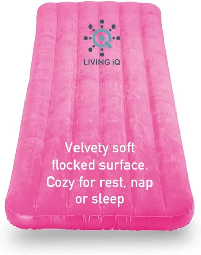 Miniatura 3 de Living iQ Jr Cama de Aire Inflable para Niños Tamaño Individual, Colchón Hinchable con Tema L.O.L. Surprise!, Vinilo Resistente al Agua y a
