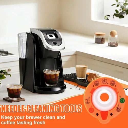 Miniatura 7 de Paquete de 2 herramientas de limpieza de agujas compatibles con cafeteras Keurig 2.0, no más granos de café dejados en café o café semiacabado