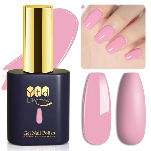 Miniatura 42 de YTD Likomey Esmalte de uñas de gel blanco, 0.5 onzas líquidas, manicura y pedicura para manicura y pedicura de verano, esmalte de color UV, 0.5