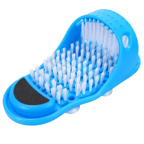 Kissbuty Magic Feet Cleaner Simple Foot Scrubber Shower Spa Cepillo de limpieza fácil de pies exfoliante masajeador de pies para adultos unisex, 1