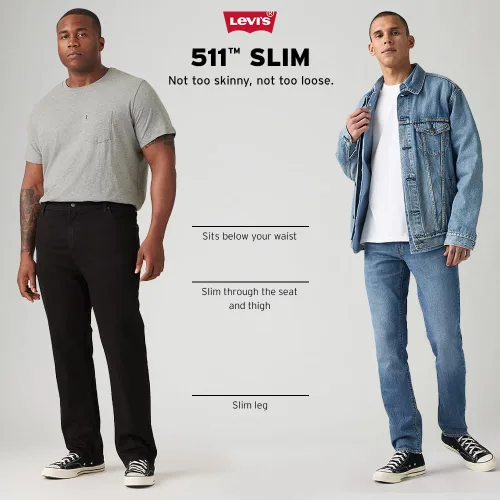 Miniatura 4 de Levi's 511 - Pantalones de mezclilla entallados para hombre (también disponibles en tallas para personas grandes y altas)