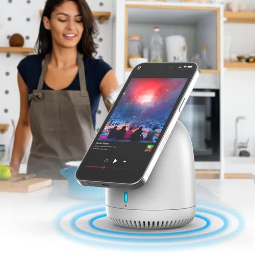 Miniatura 5 de Thore Soporte magnético para altavoz para iPhone con carga inalámbrica (compatible con MagSafe) 2023 Cool Tech Present para hombres, mujeres