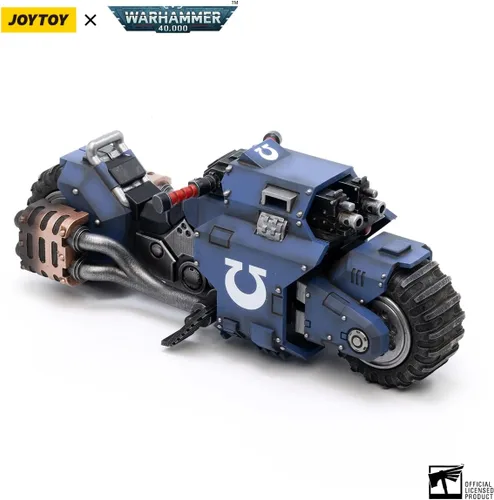 Miniatura 3 de YIZRIO JoyToy Warhammer 40K Figura de acción 1:18 Ultramarines Moto Outriders Modelo de Vehículo Juguete a juego